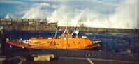 Dunbar lifeboat, 4 March 1988, by Stanley McMillan on his 62nd birthday