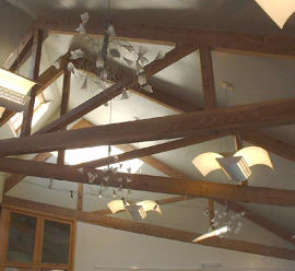 SSC - looking up in the restaurant, 18Feb04