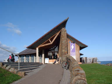 Scottish Seabird Centre, February 2004 - entrance ramp