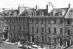 George Square 1956?  From our kitchen window.  House on right was home of mathematician Sir Edmund Whittaker and his wife, the kindest of neighbours.  Satan & Margo Rowlands lived next door.  'David Home Tower' is here now.